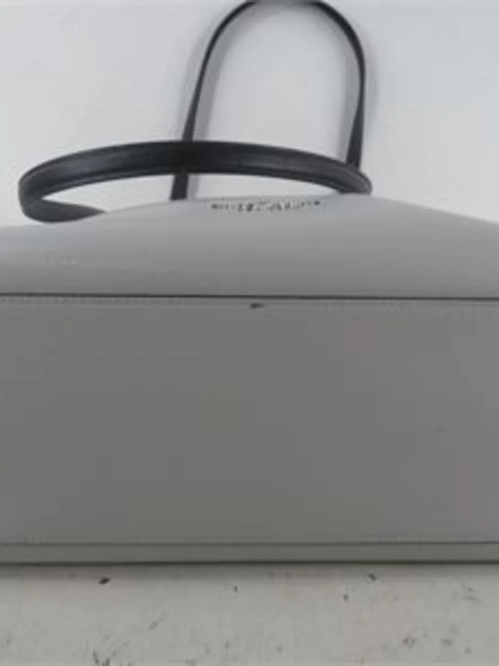 Kate Spade New York Madison Saffiano Leather Laptop Tote – Platinum Grey/Cream